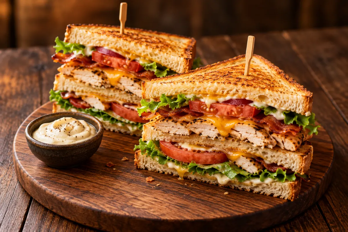 Roasted Chicken Club Grill